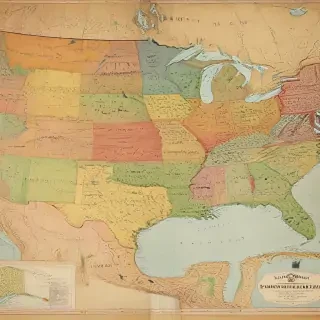 map of the united states of america