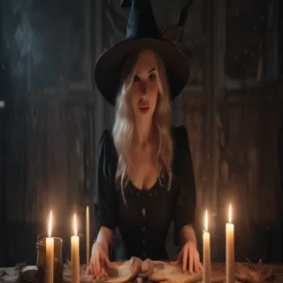 vintage witch images