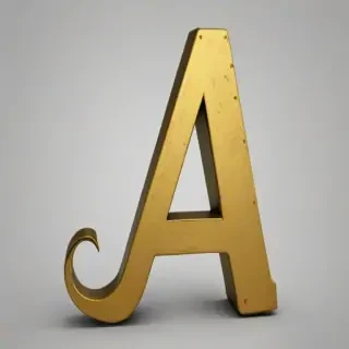 letter a png