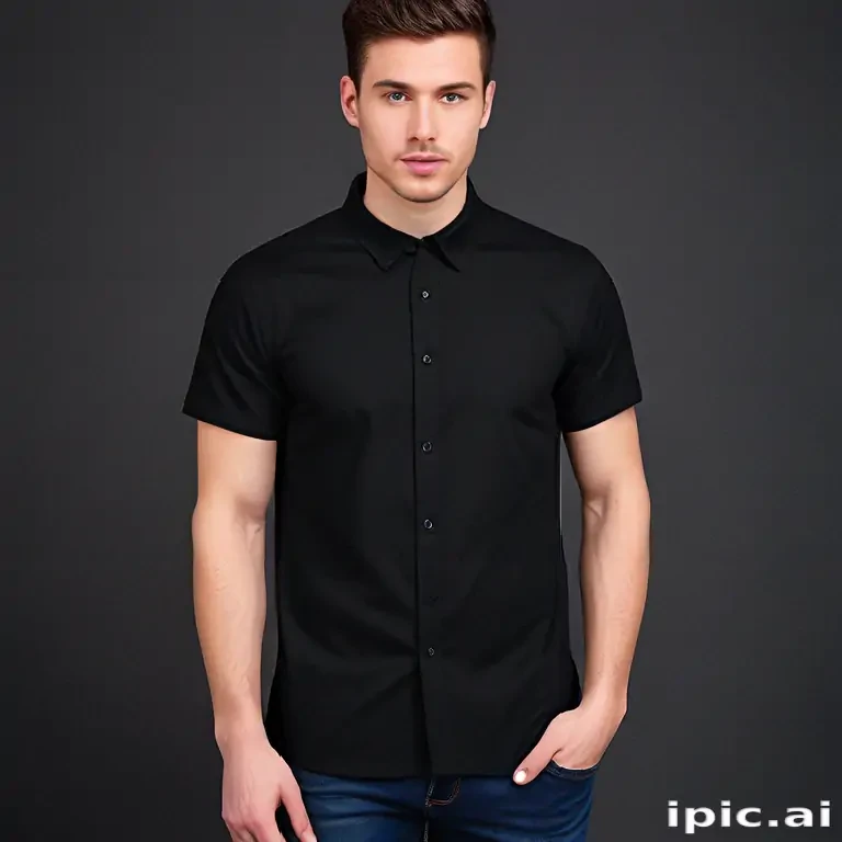 black mockup shirt