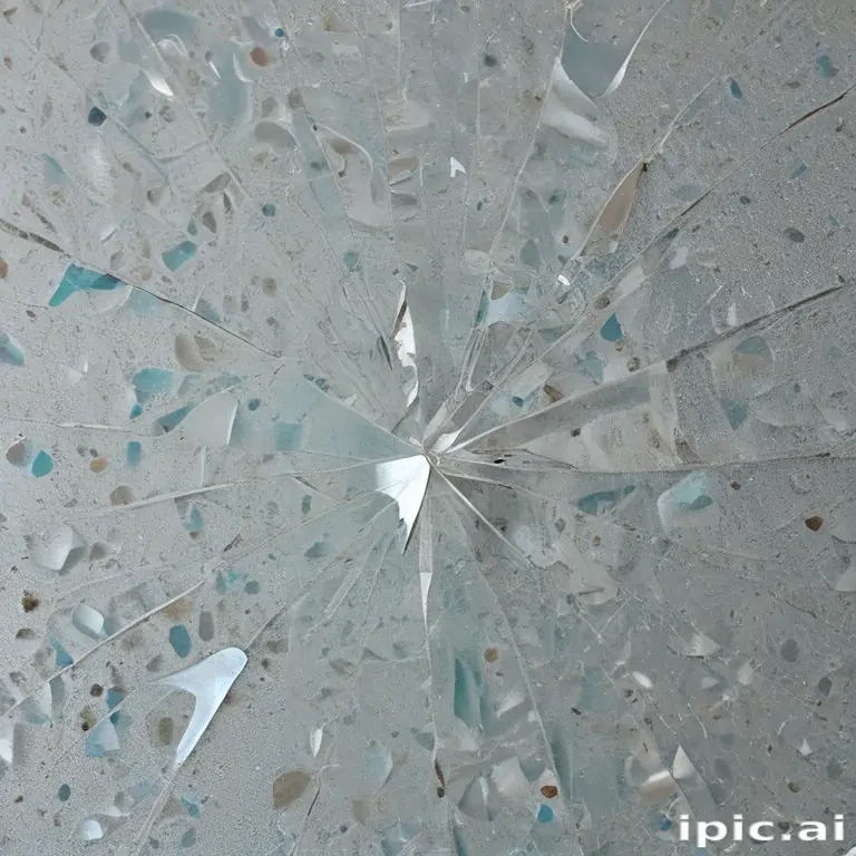 broken glass overlay
