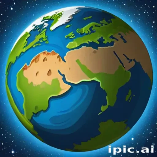 cartoon picture of planet earth