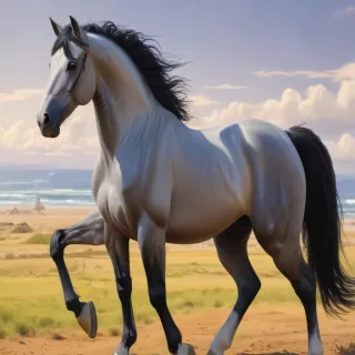 cartoon horses