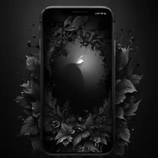 iphone black wallpaper