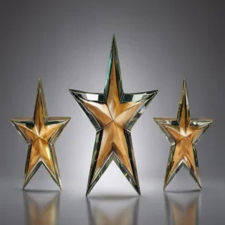 transparent star