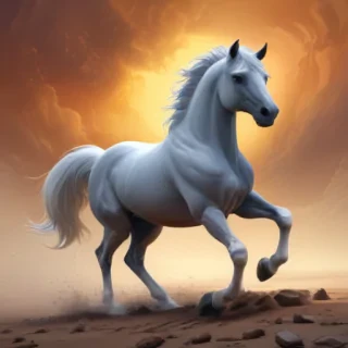 image of a cartoon horse