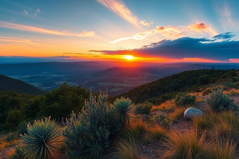 Capture a high-resolution image of a serene landscape at golden hour with a wide-angle lens, f/8 aperture, ISO 100, and a shutter speed of 1/200s, using a DSLR camera for vibrant colors and depth.