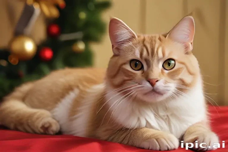 christmas cat background