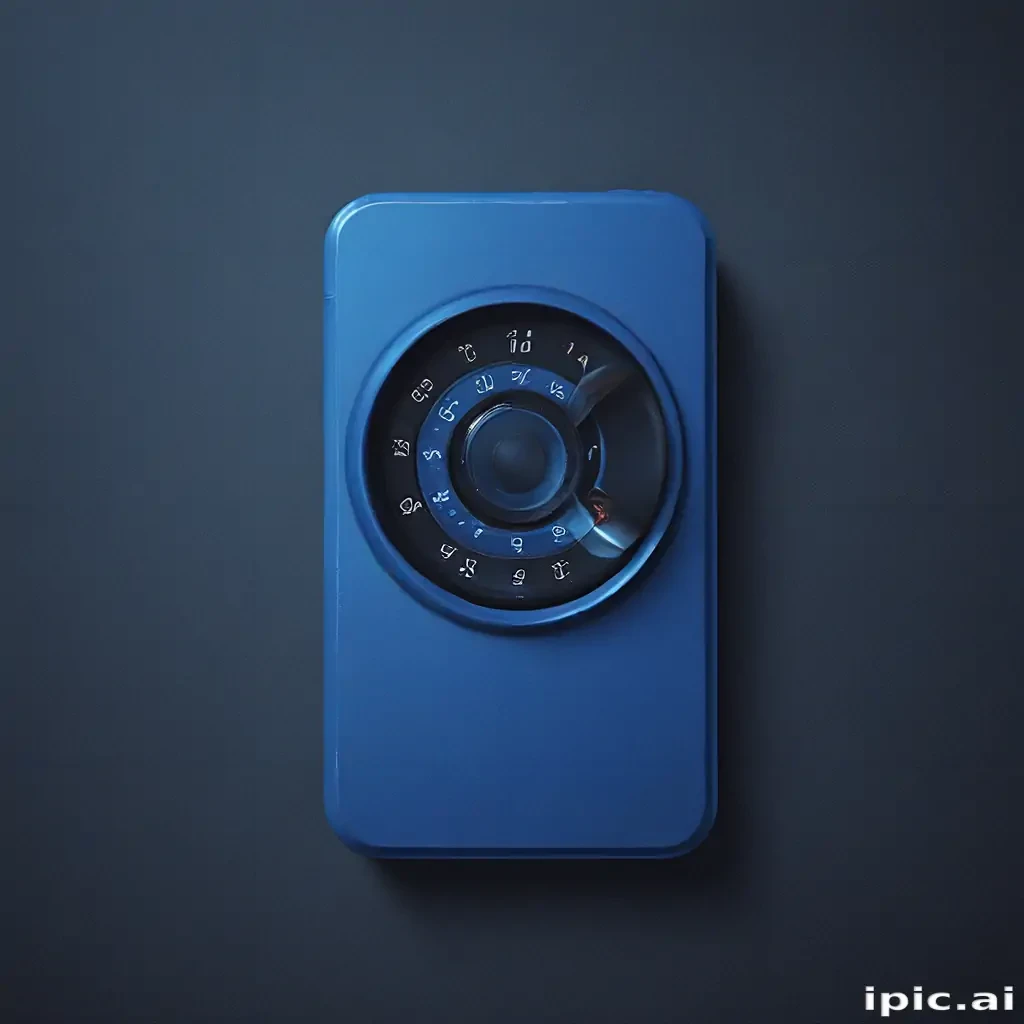 blue phone wallpaper