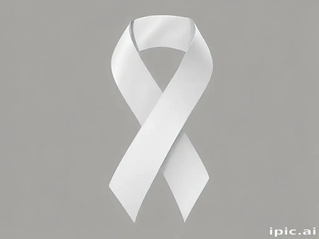 white ribbon png