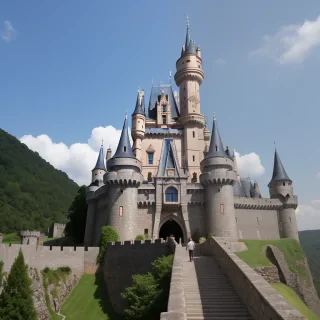 background of a castle