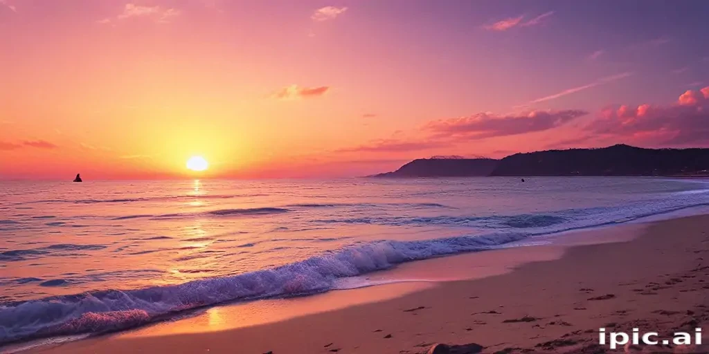 cute sunset wallpaper