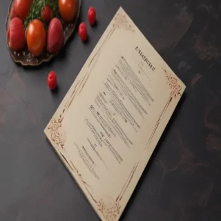 menu mockup free