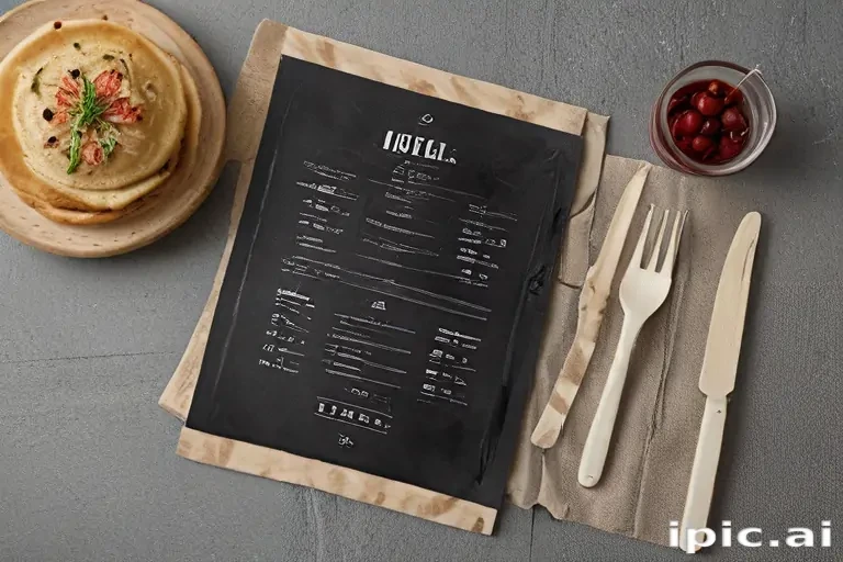restaurant menu mockup free
