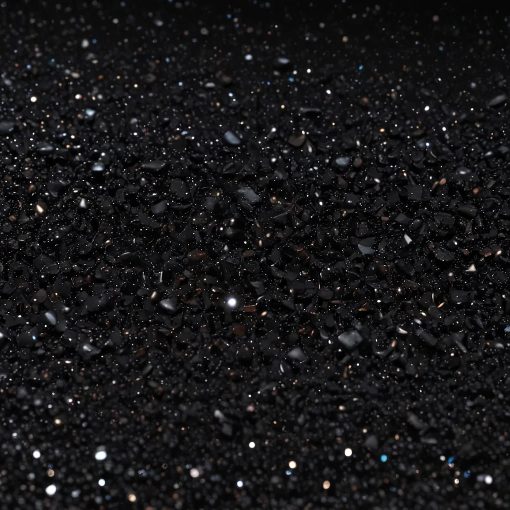 black background glitter