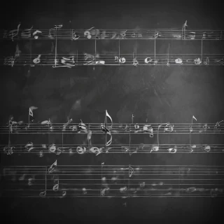 notes music background