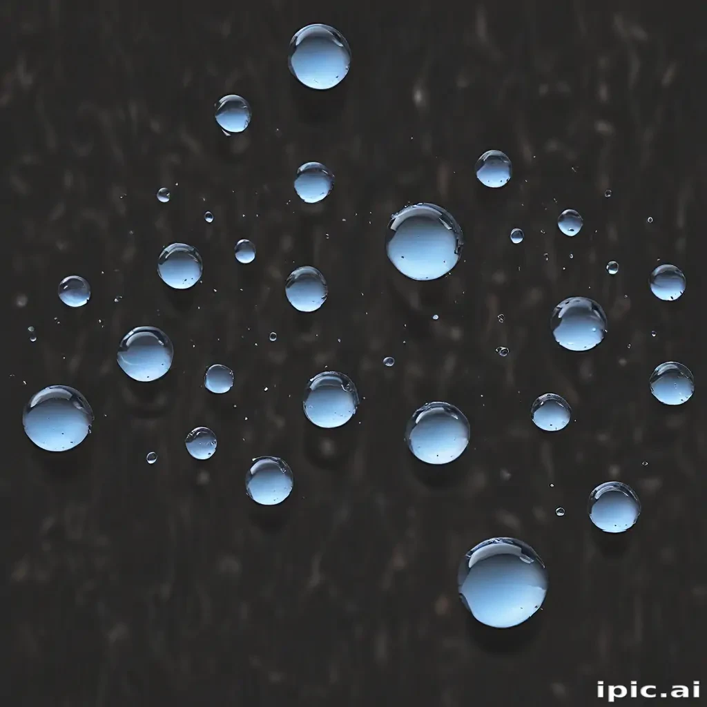 water droplets png transparent