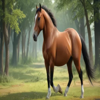 cartoon pic of horse