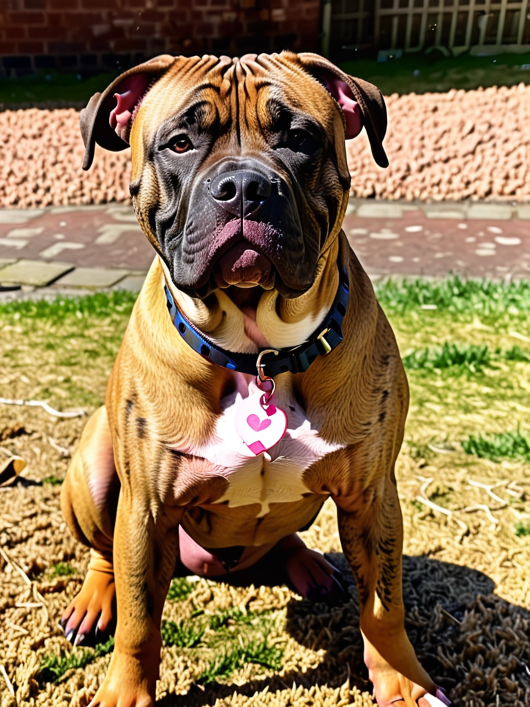 staffy bull bullmastiff