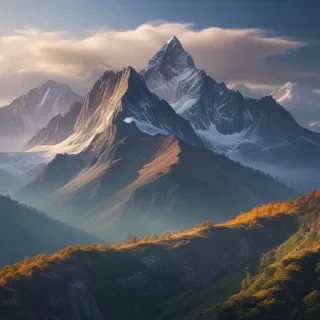 transparent mountains