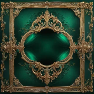 emerald green background