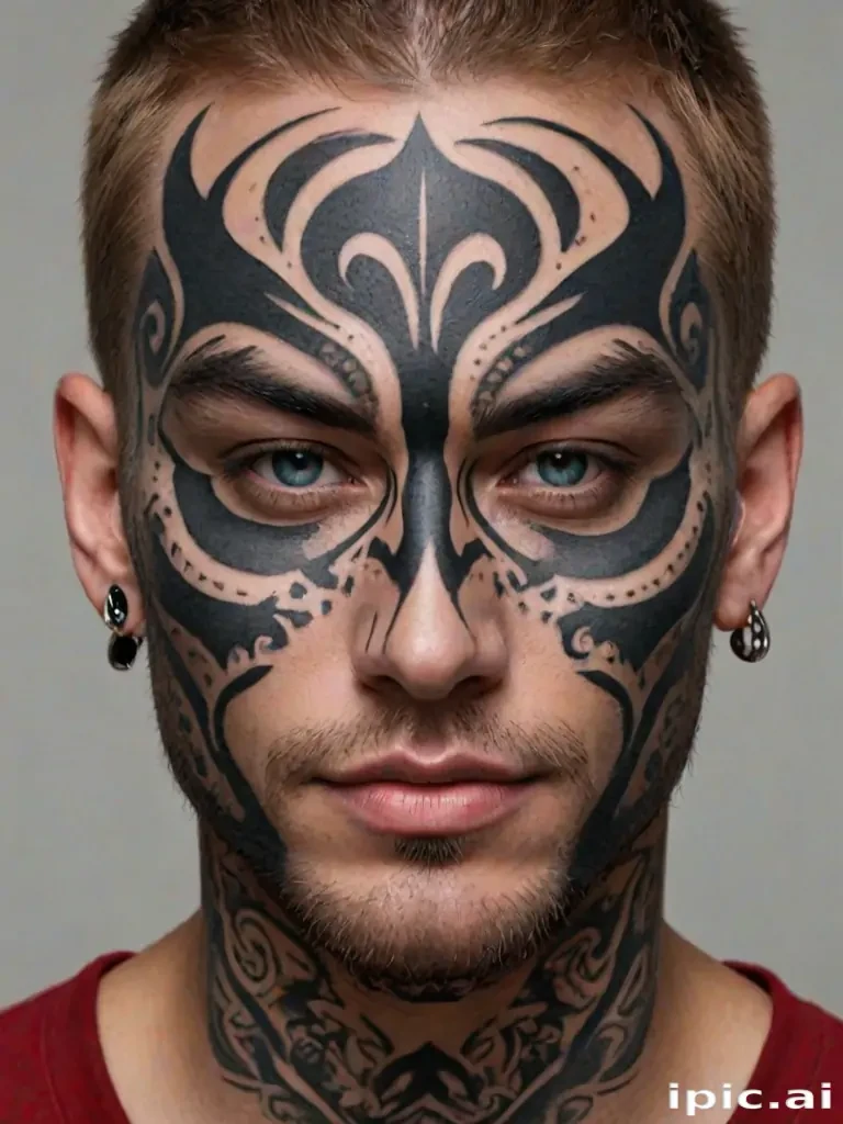 face tattoo png