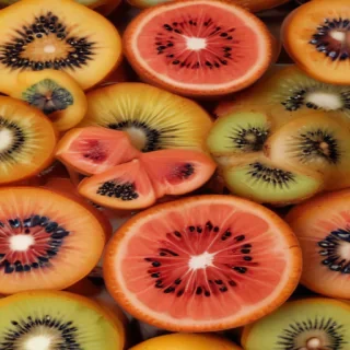 aesthetic fruit background