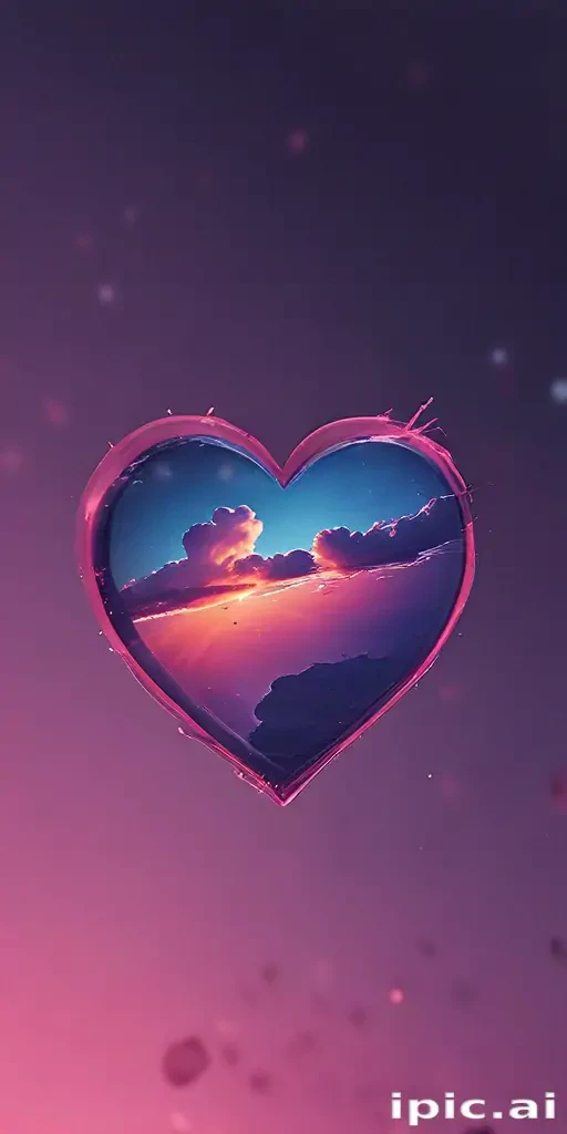 aesthetic heart wallpaper