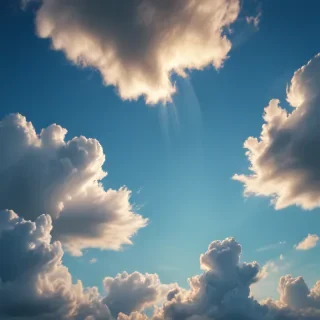 sky blue background