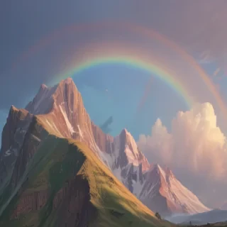 pastel rainbow