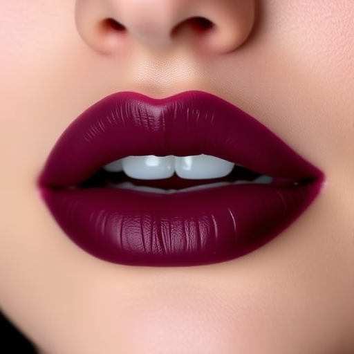 Deep plum "Midnight Kiss" lip stain with a gel-like consistency, providing long-lasting color that fades evenly throughout the day