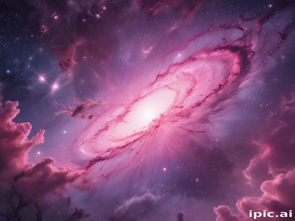 pink galaxy wallpaper