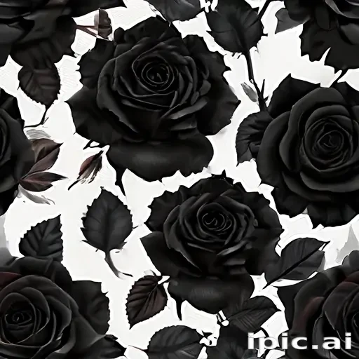 black roses background
