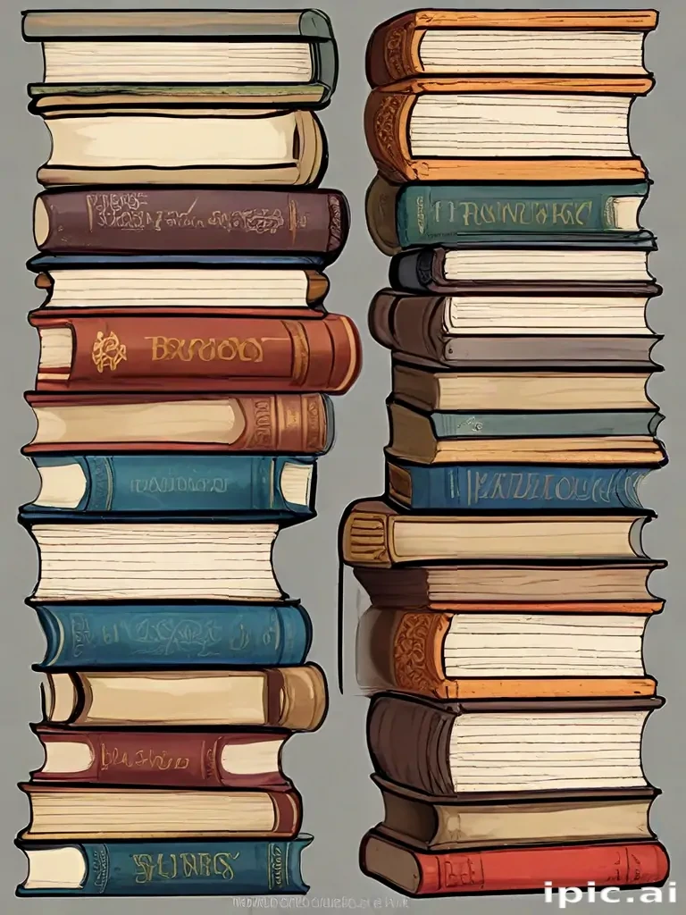 stack of books clipart
