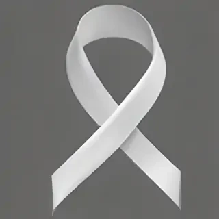 white ribbon png