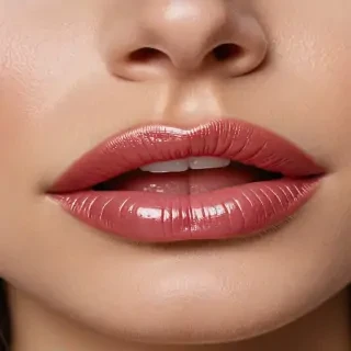 transparent lips