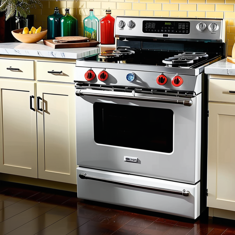 converting an electric range to gas