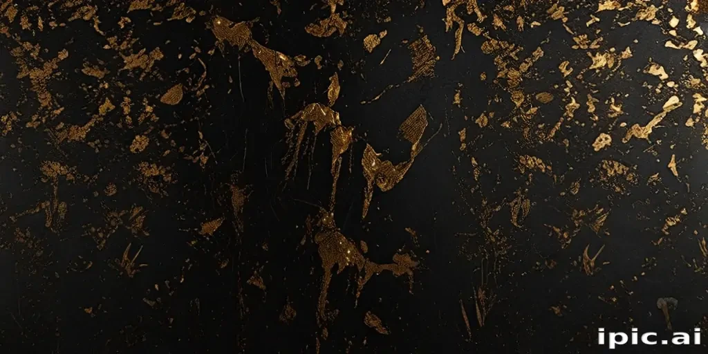 gold black background