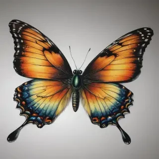 buttefly drawing