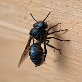 black wasp