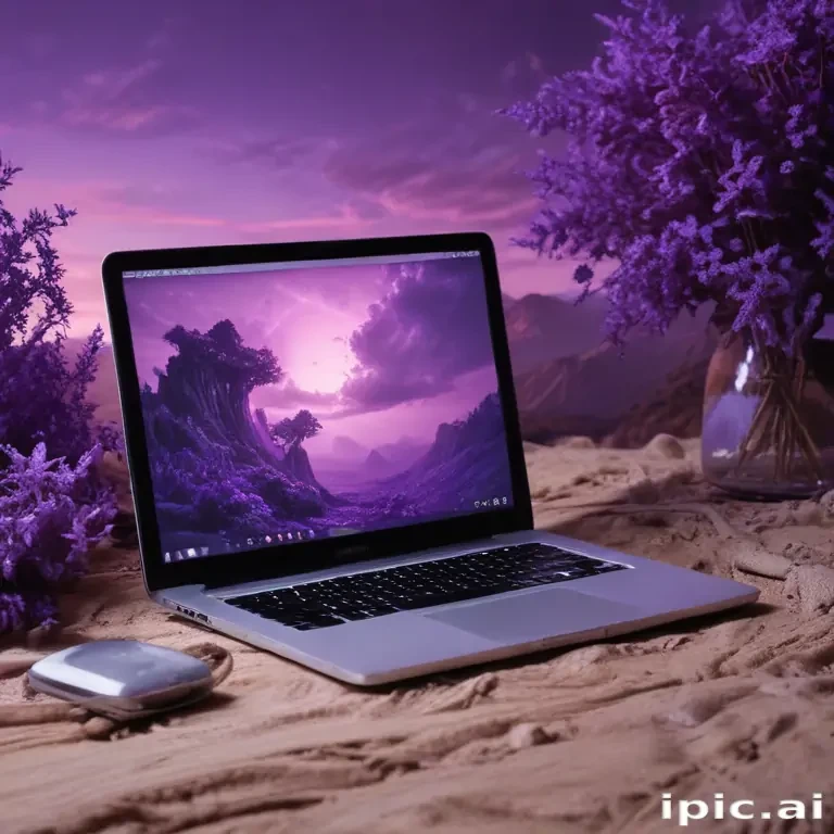 purple aesthetic wallpaper laptop