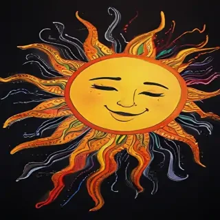 sun doodle