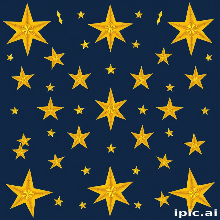 christmas stars clipart