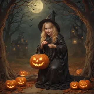 public domain vintage halloween art