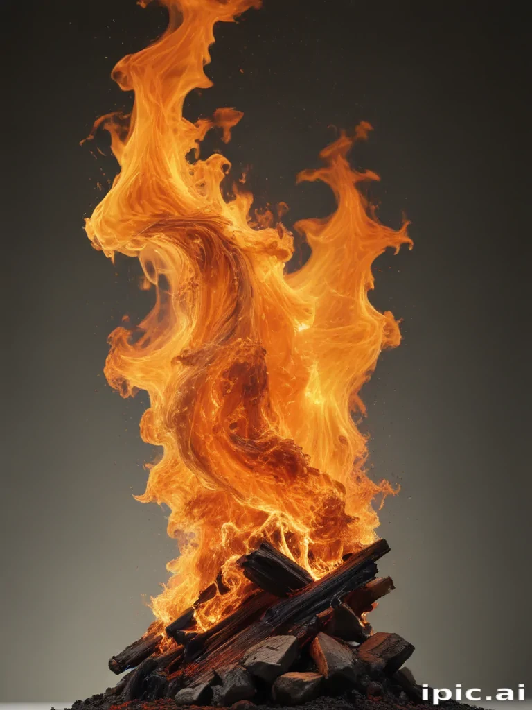 fire clear background