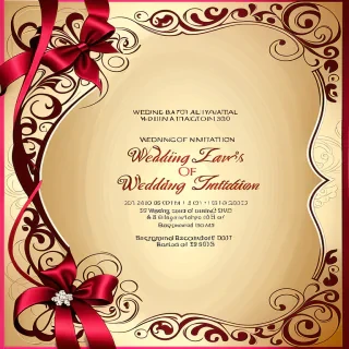 background of wedding invitation