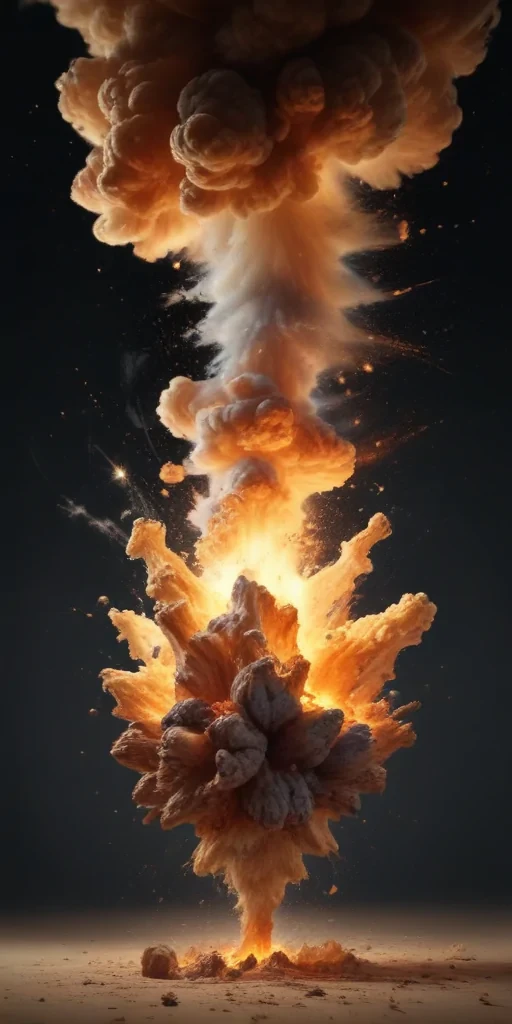 explosion transparent background