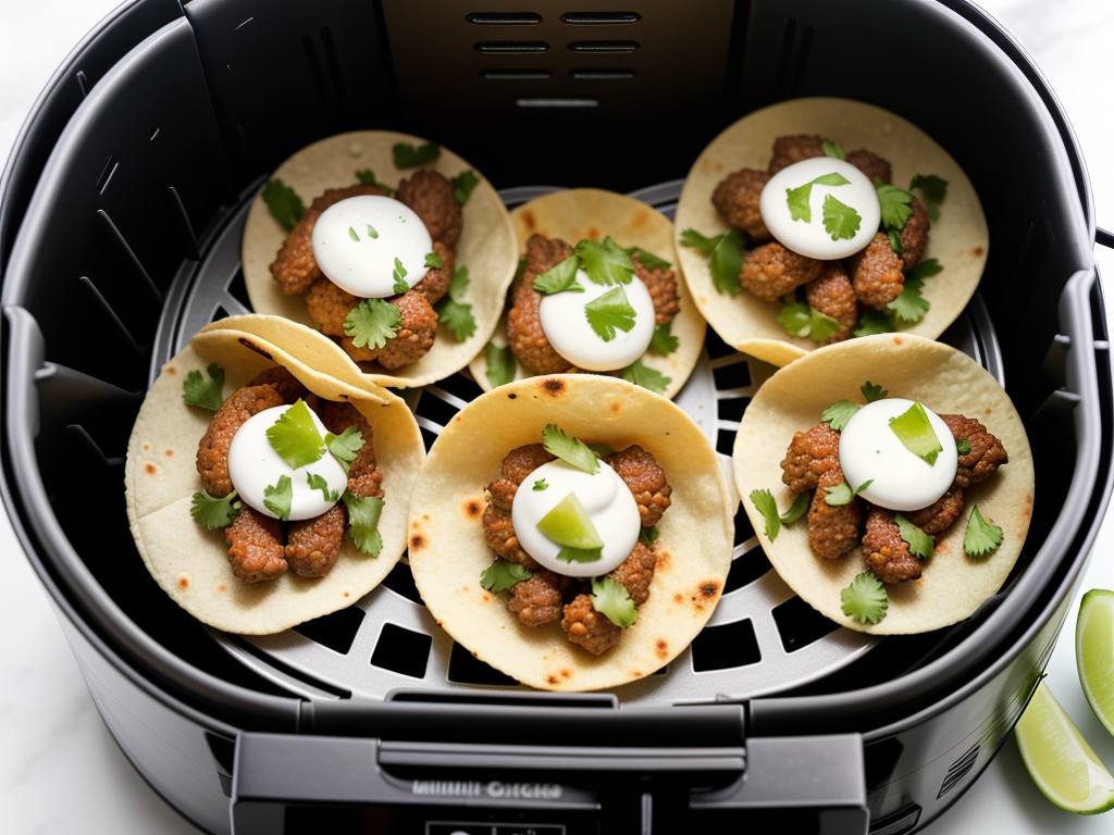 mini tacos in air fryer