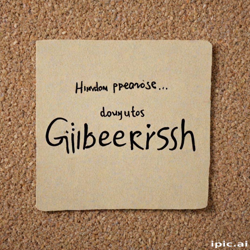 gibberish