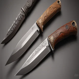 drawings of knives
